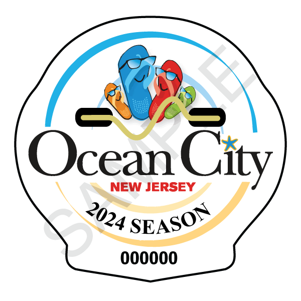 OCNJ Beach Tag Pre Seasonal 2024 City of Ocean City, New Jersey